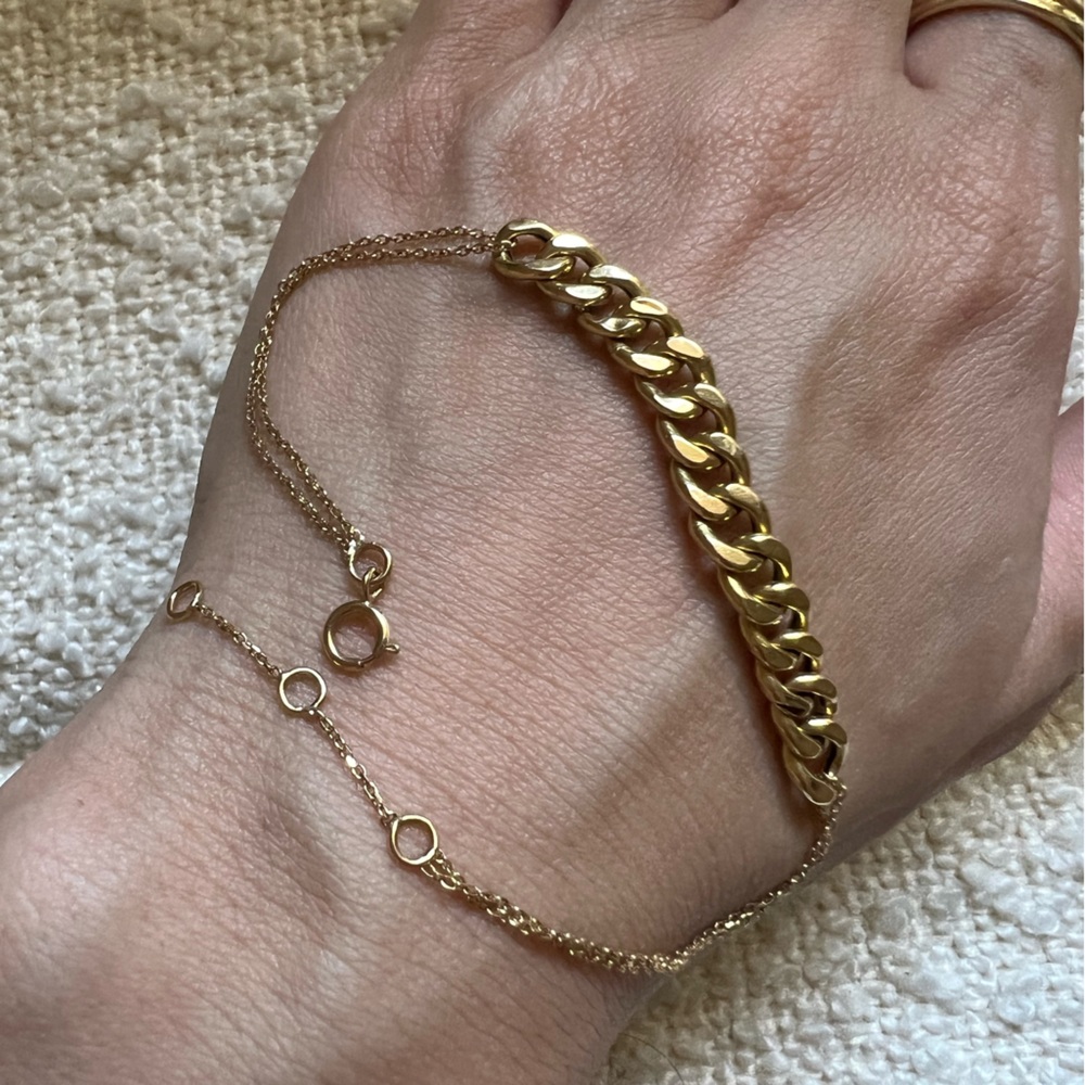 Solid Gold bracelet 18k gold